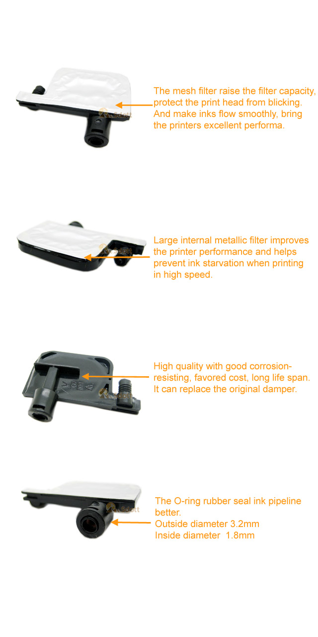 Mimaki JV3 Printhead Small Damper UV